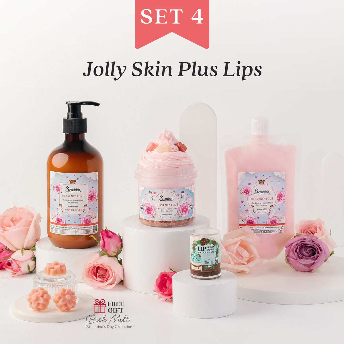 Presentset 4 Jolly Skin Plus Lips