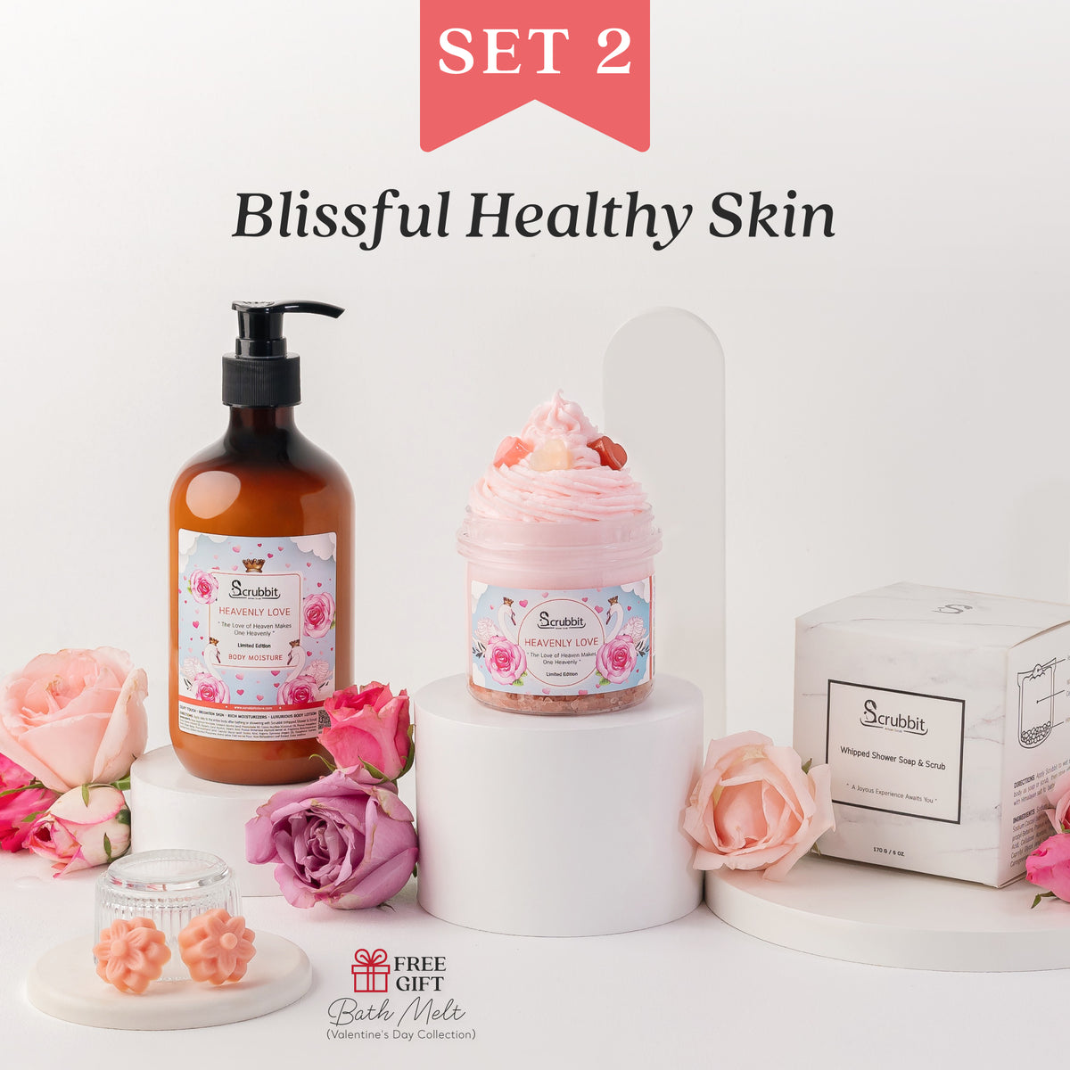 Presentset 2 Salig frisk hud